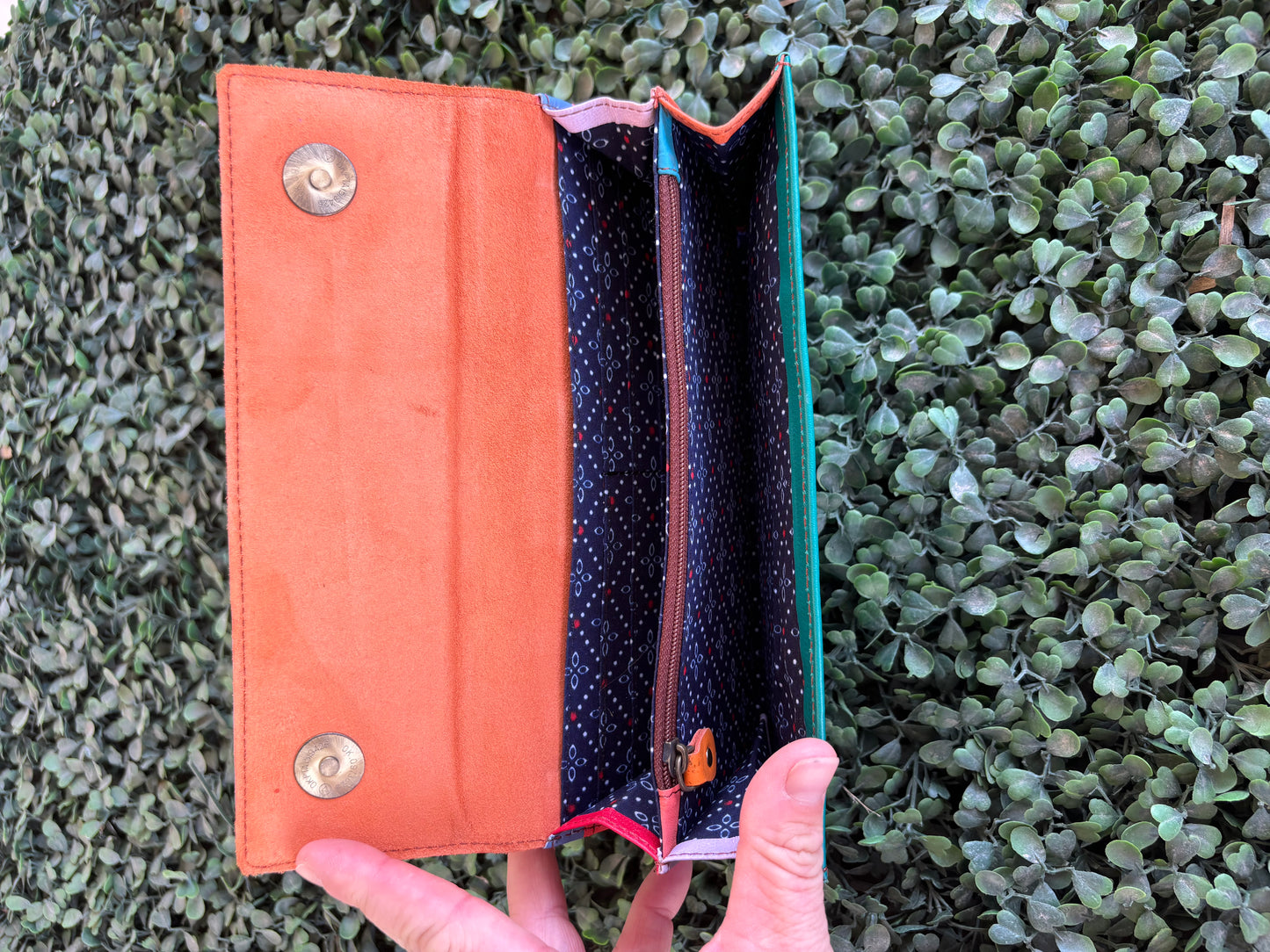 COLOUR DROP LEATHER PURSE