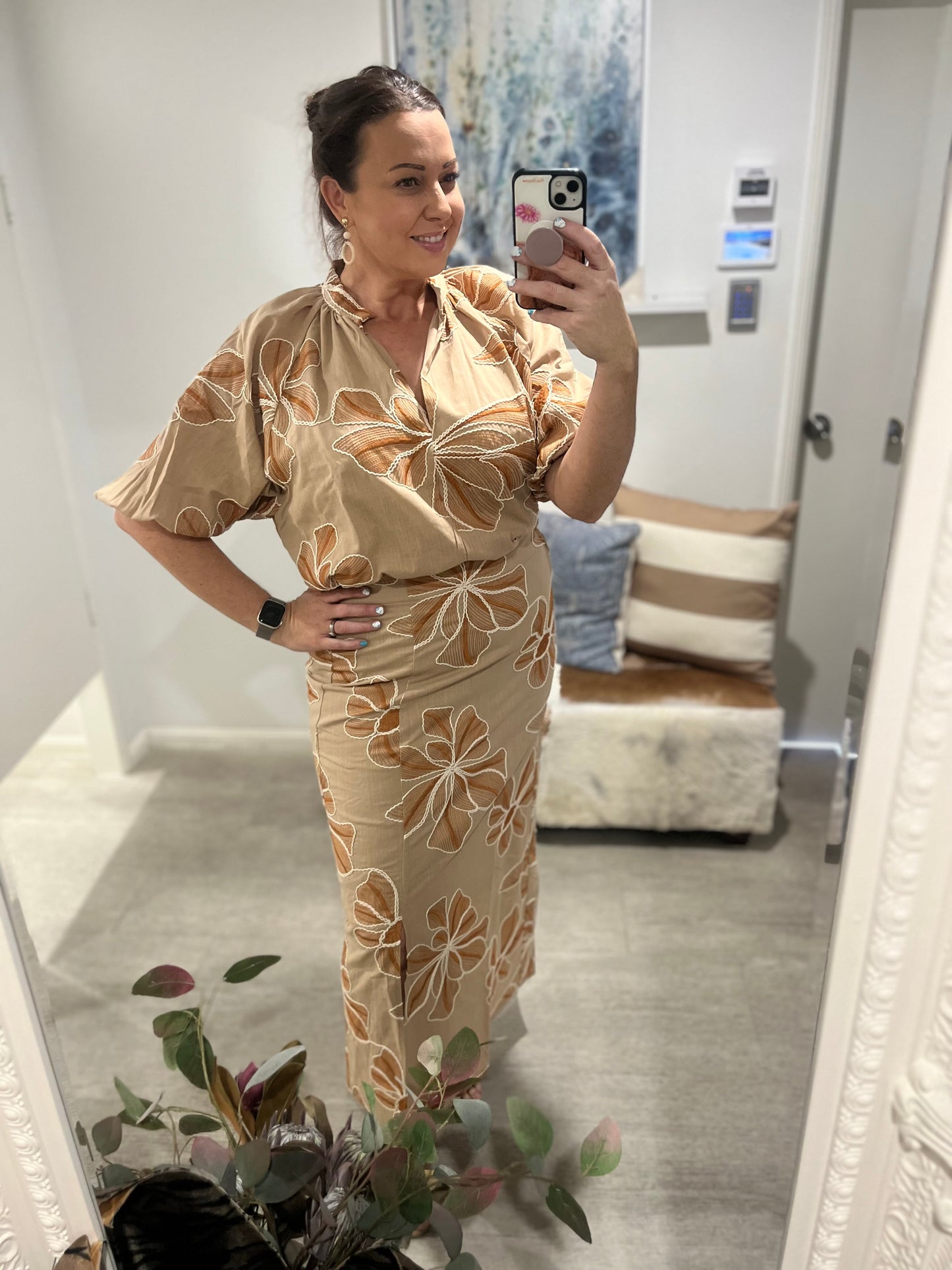 SASS FINLEY TOP TAN