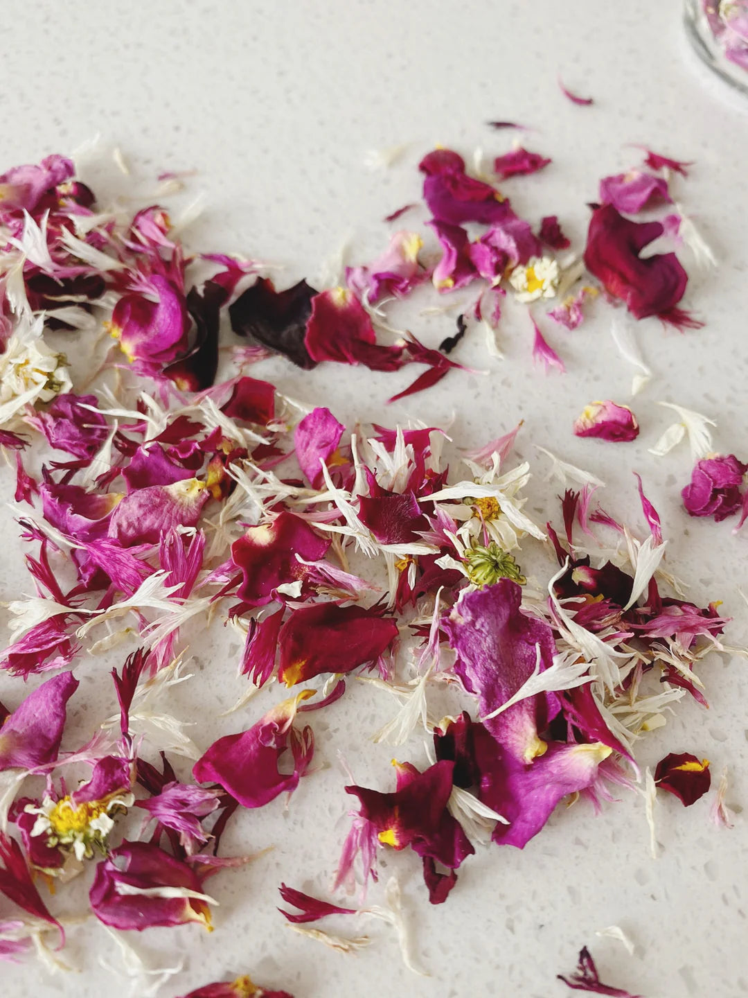 EDIBLE FLOWER SPRINKLES-ROSE PETALS