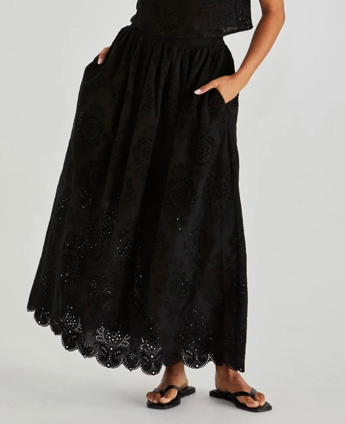SASS ANI FULL SKIRT BLACK