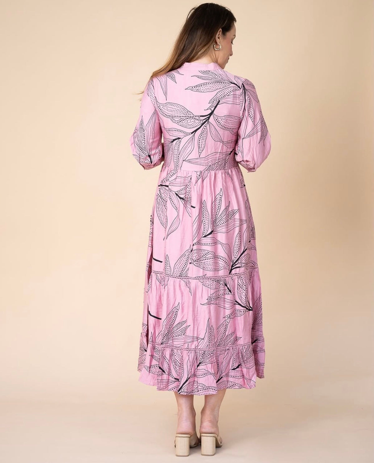 WILLOW TREE LEAF MIDI DRESS
