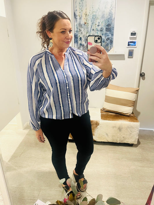 SUNNY GIRL STRIPE TOP