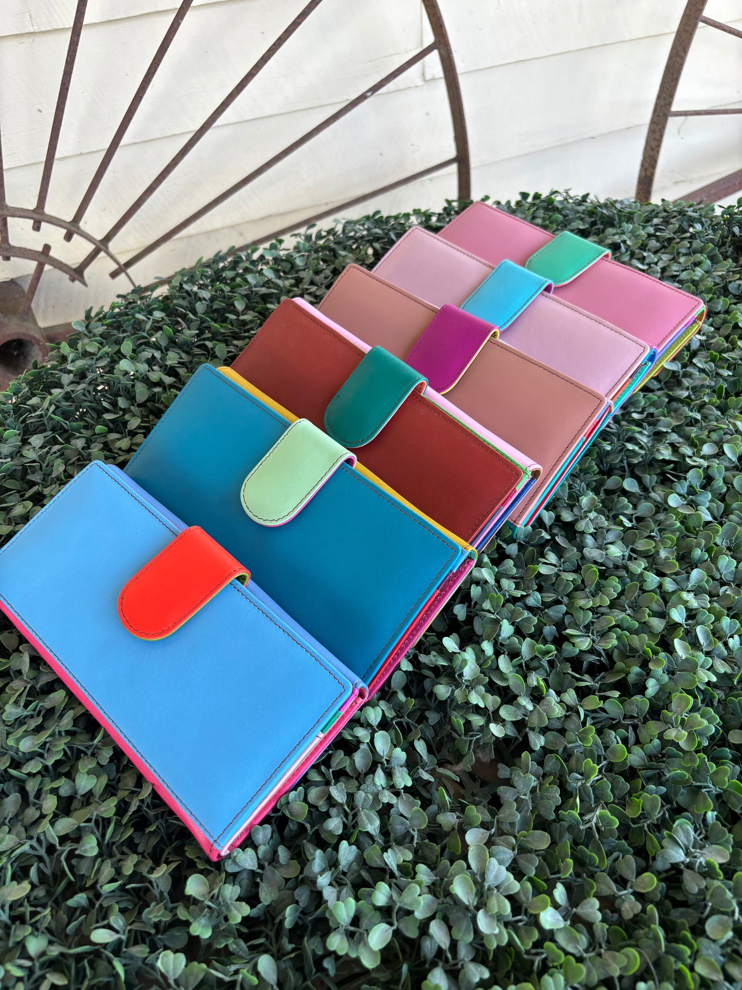 COLOUR DROP LEATHER PURSE