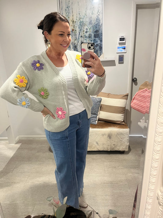 HQ PATRISIA FLORAL CARDIGAN