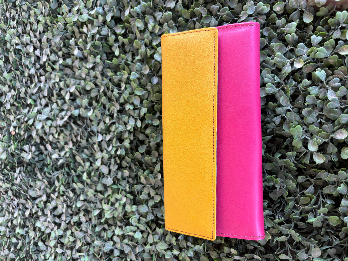 COLOUR DROP LEATHER PURSE