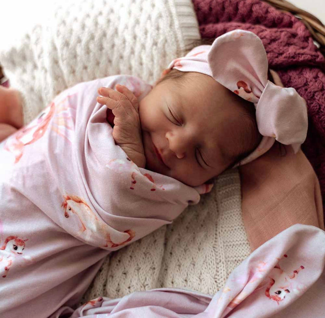 SH UNICORN JERSEY WRAP SET