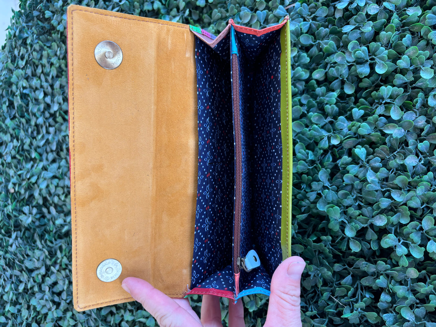COLOUR DROP LEATHER PURSE