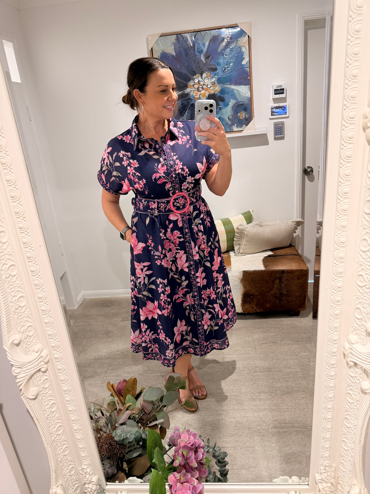 LORRAINE POPPY MAXI DRESS