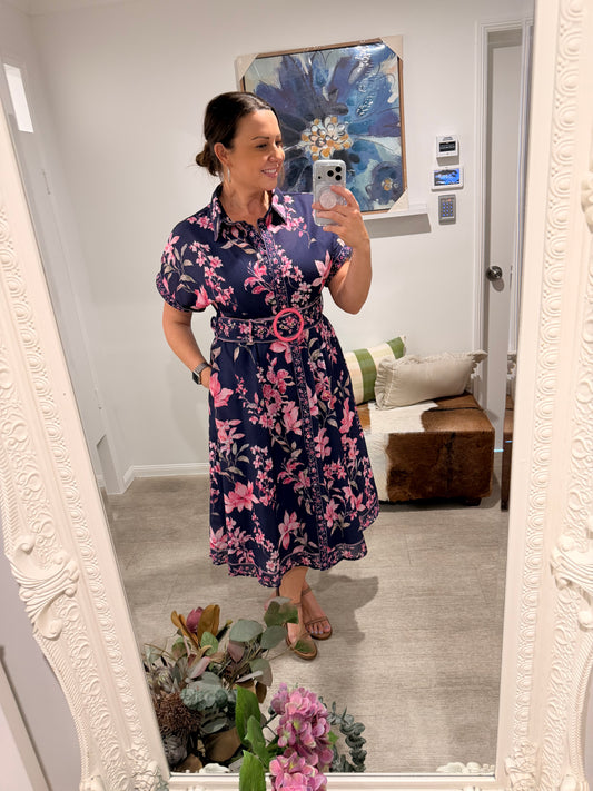 LORRAINE POPPY MAXI DRESS