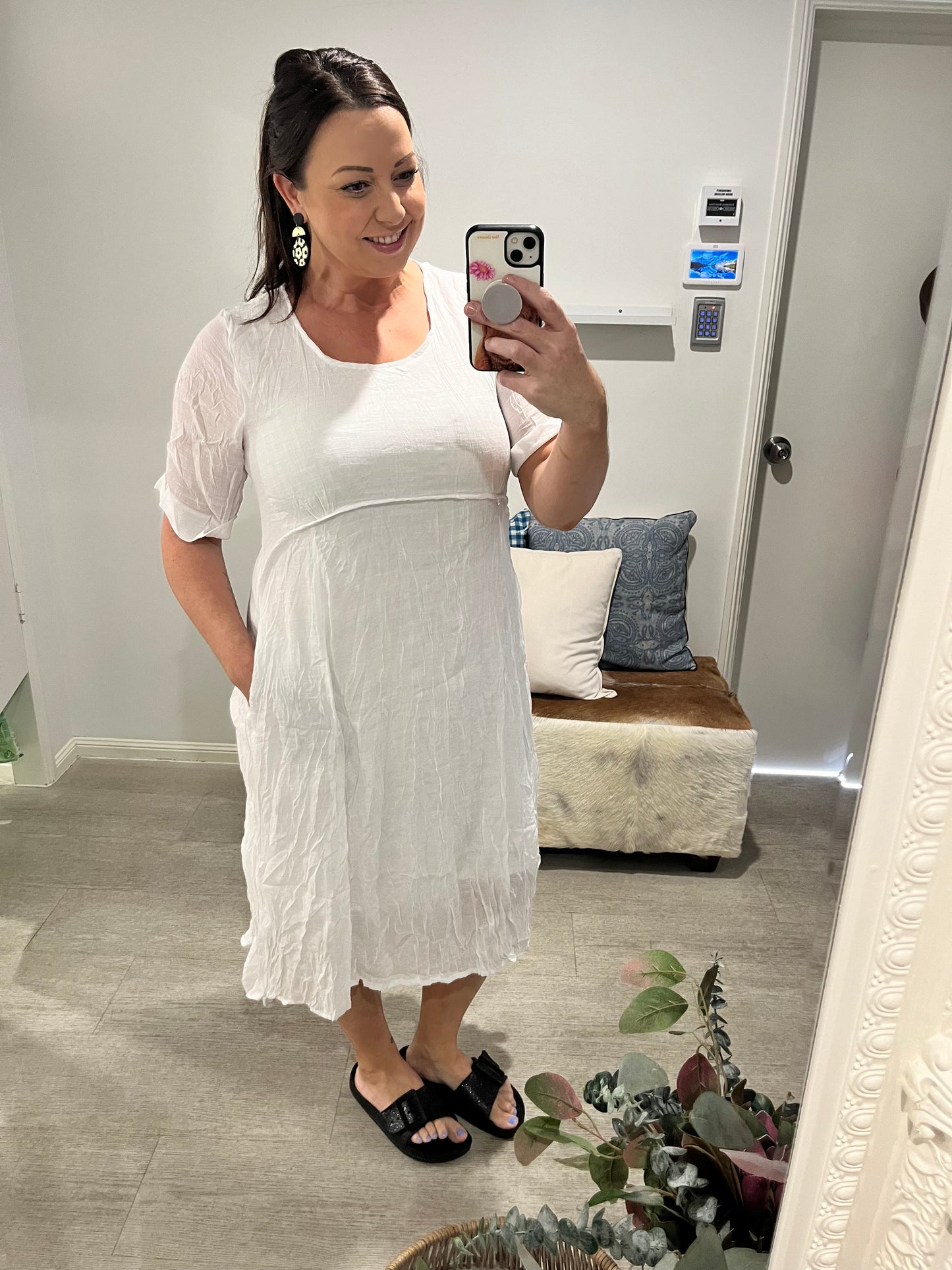 APPLEBEE DRESS WHITE