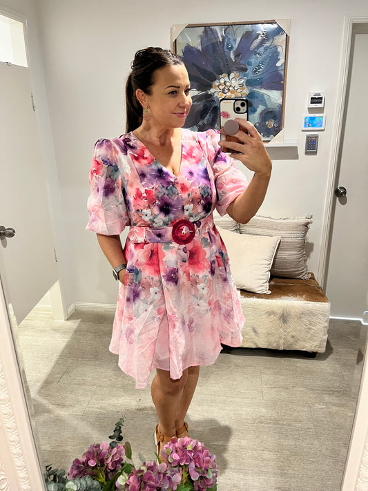 LORRAINE BESSY MINI DRESS