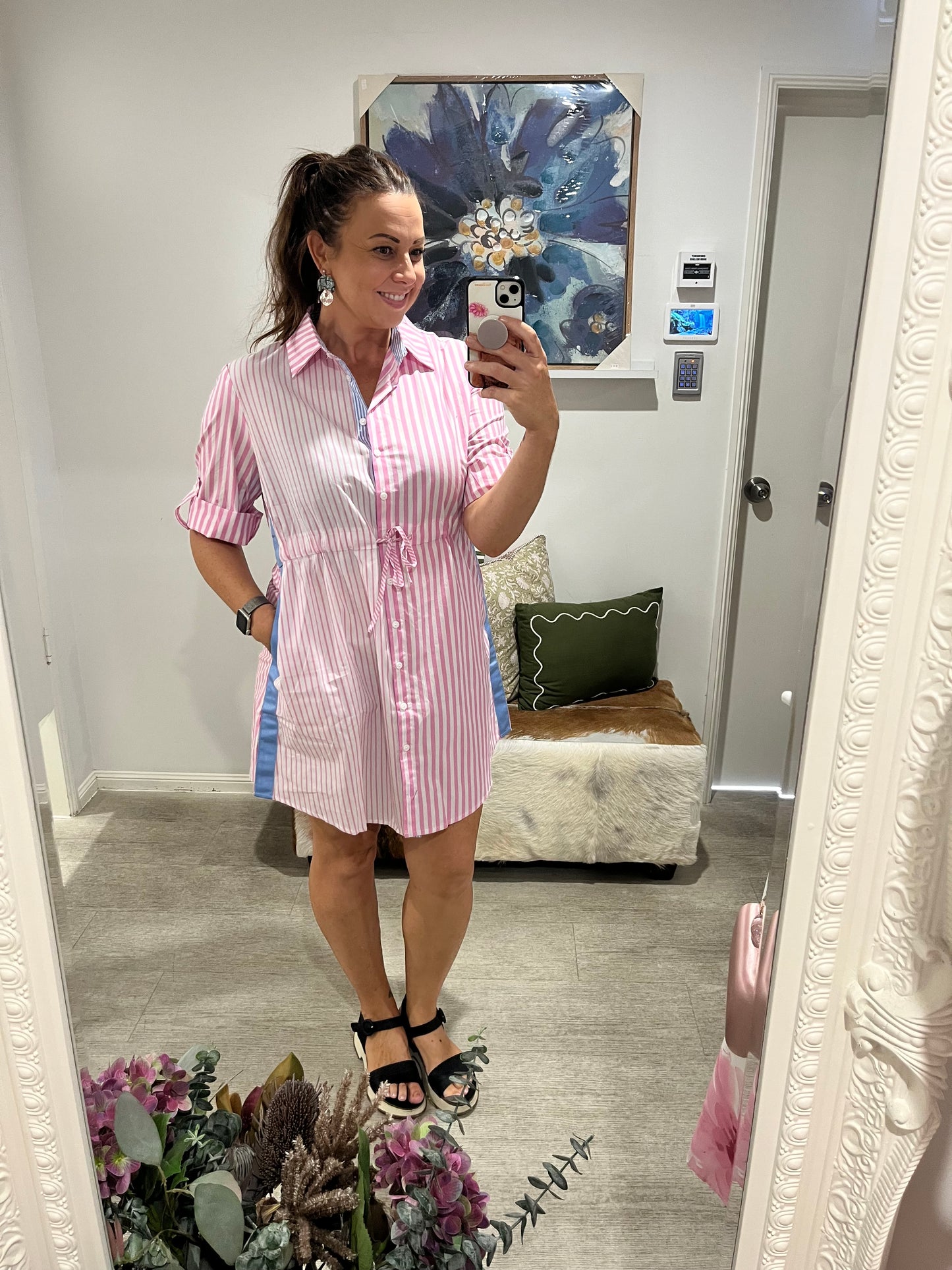 LABEL OF LOVE STRIPES DRESS