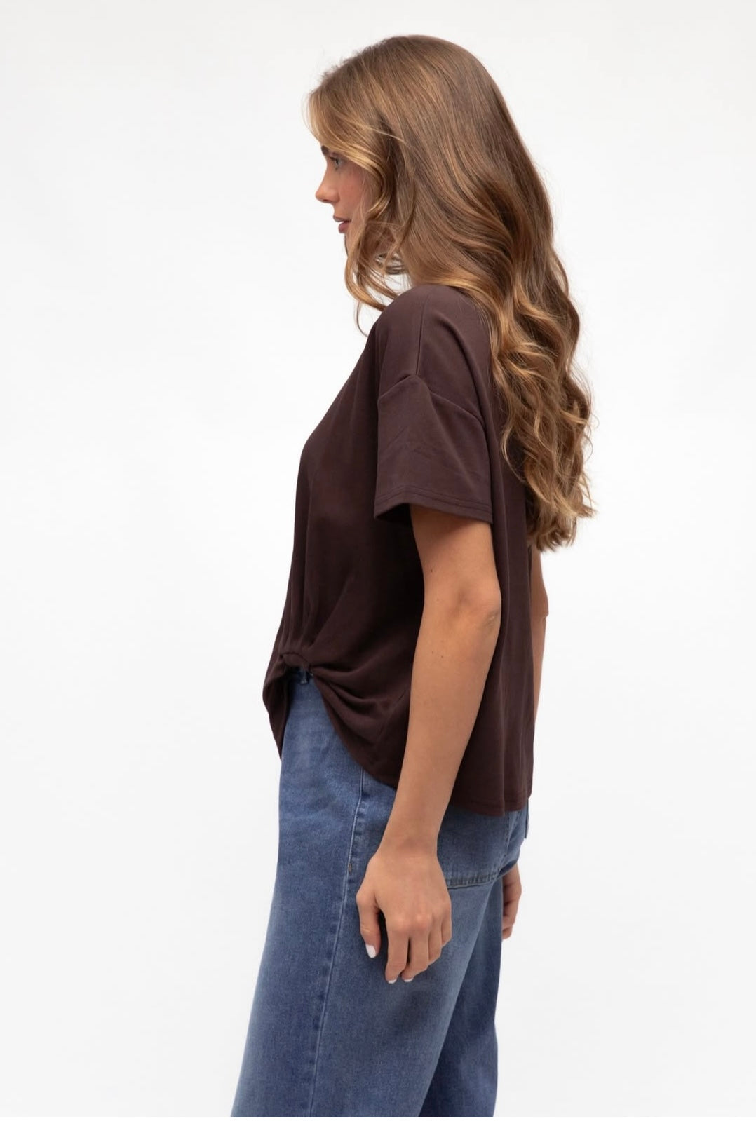 EASY TUCK TEE CHOCOLATE