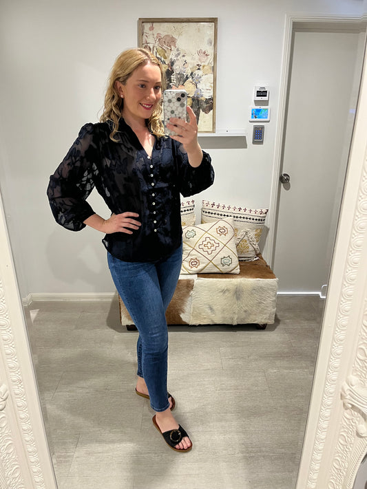 72450NAVY JAMIE FLORAL