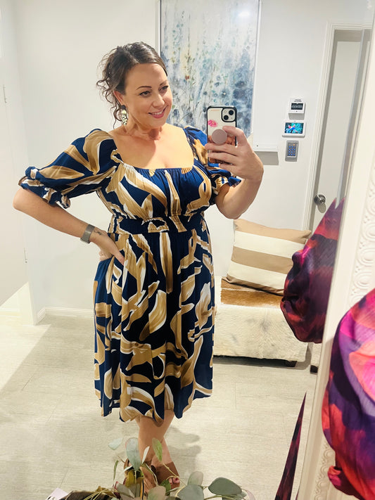 SUE ELLEN MIDI DRESS