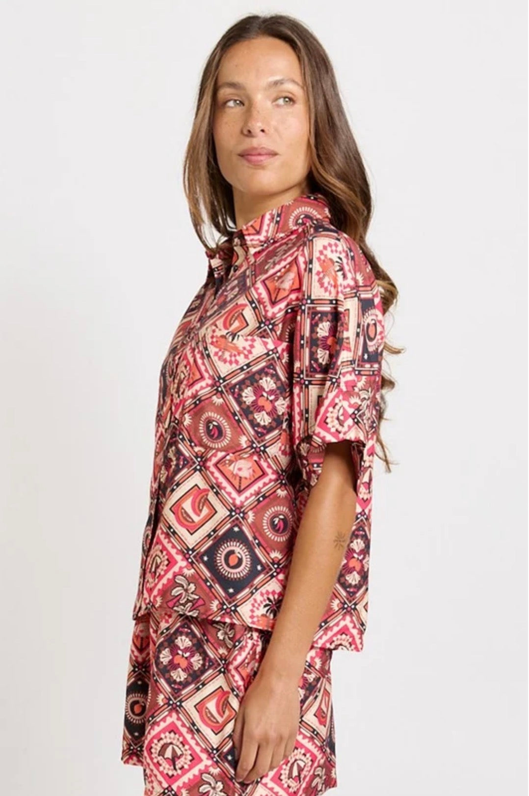BETTY BASICS SUNSET SHIRT