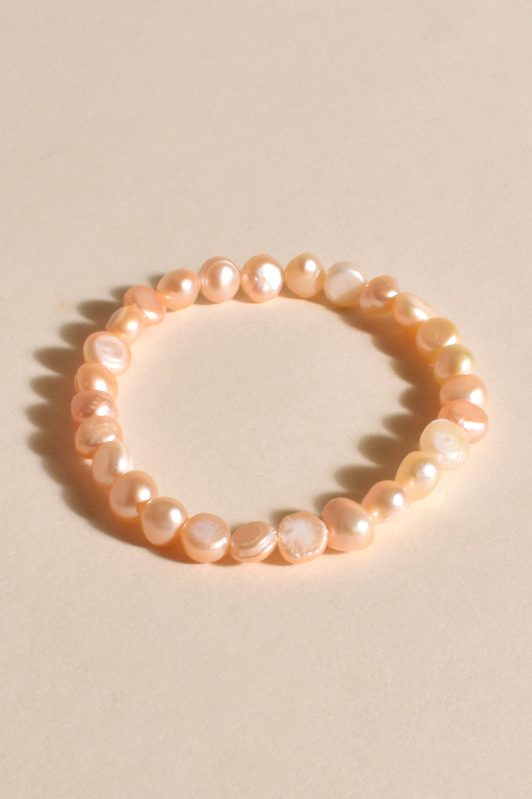 ACD-1430PINKGOLD PEARL BRACELET