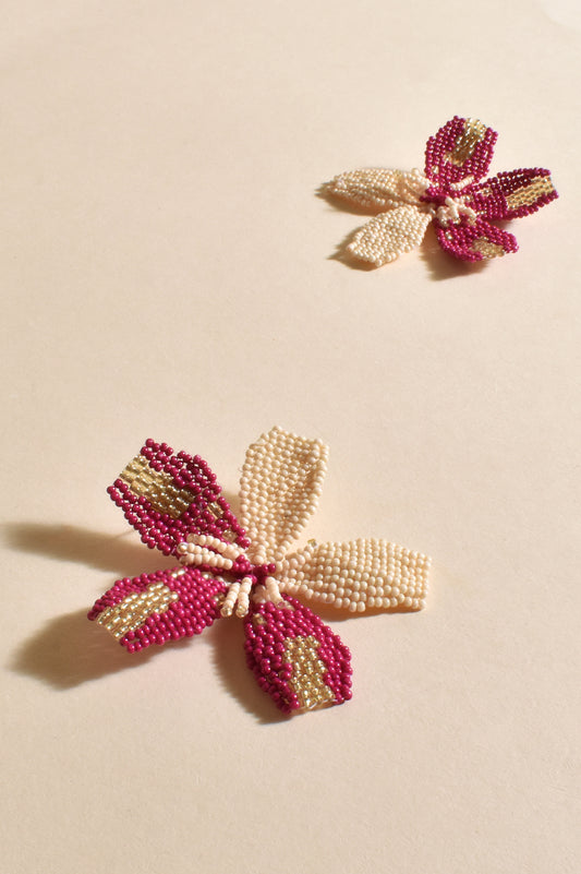 AEA-3221MAGE FLOWER EARRINGS