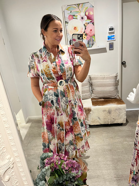 LORRAINE FLORAL MAXI DRESS