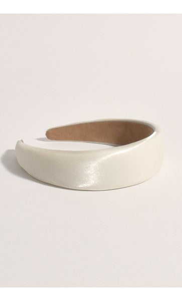 SACHA SATIN HEADBAND CREAM