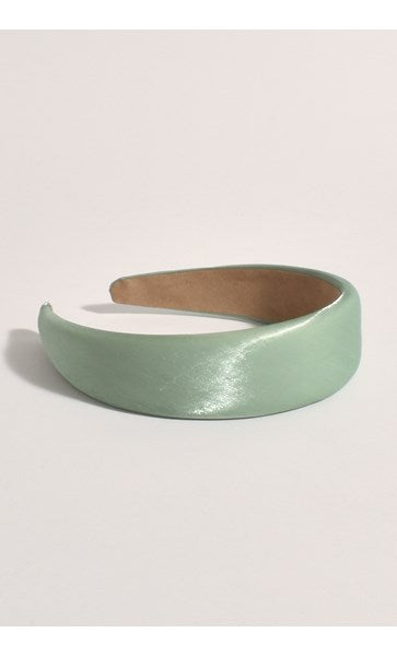 SACHA SATIN HEADBAND MINT