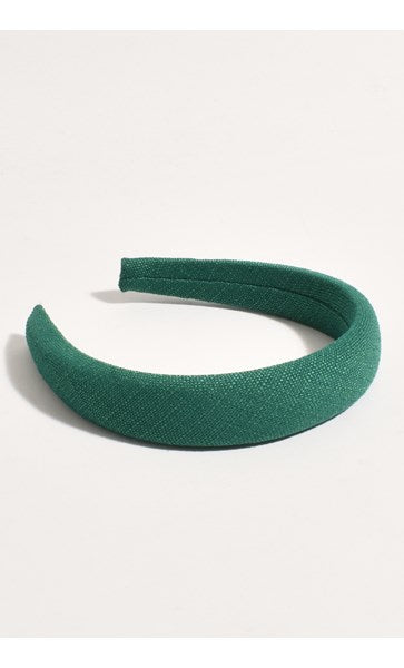 CICILE FABRIC HEADBAND GREEN