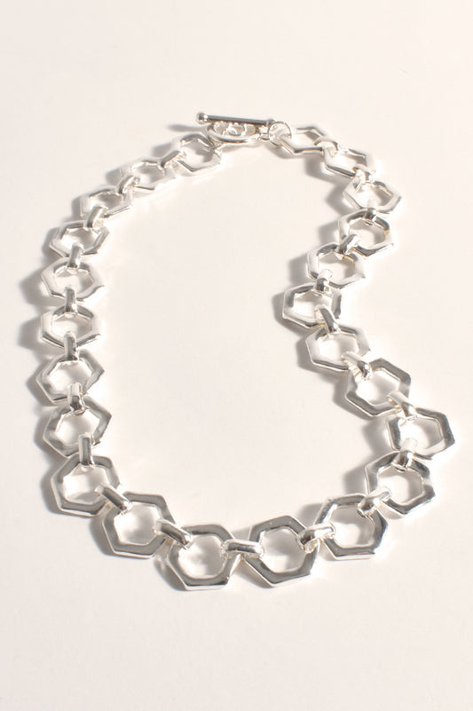 AND-2386SILV GRO NECKLACE