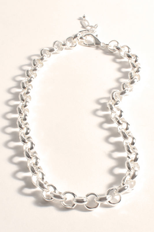 AND-2388SILV BELCHER NECKLACE