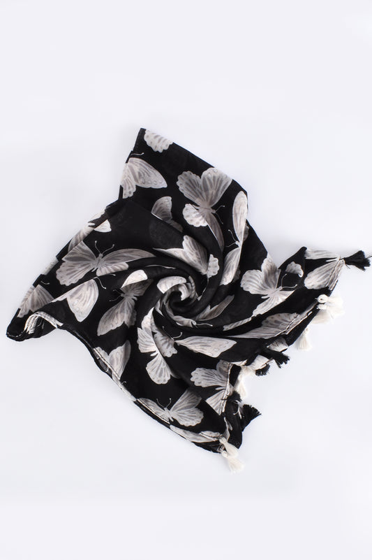 ASD0940 BUTTERFLY SCARF