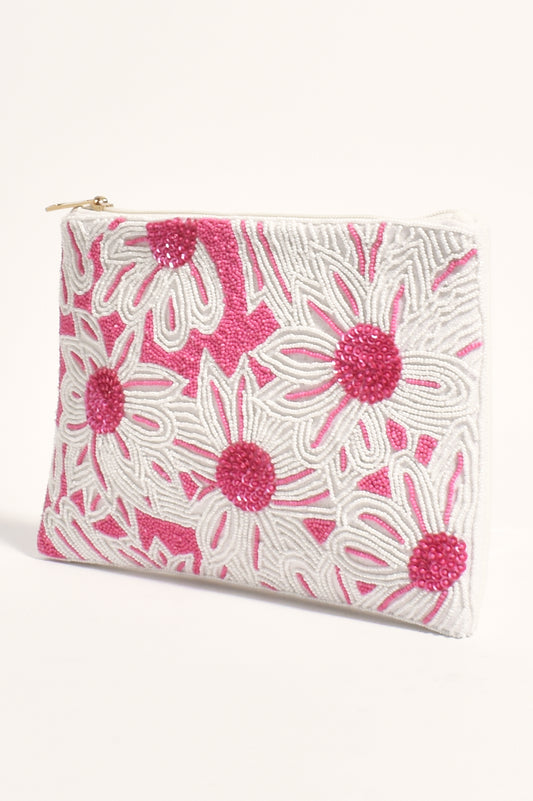 AVA-2570PINK HADDY CLUTCH