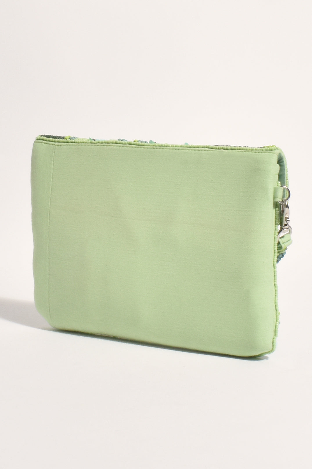 AVA-2607MINT BEADED CLUTCH
