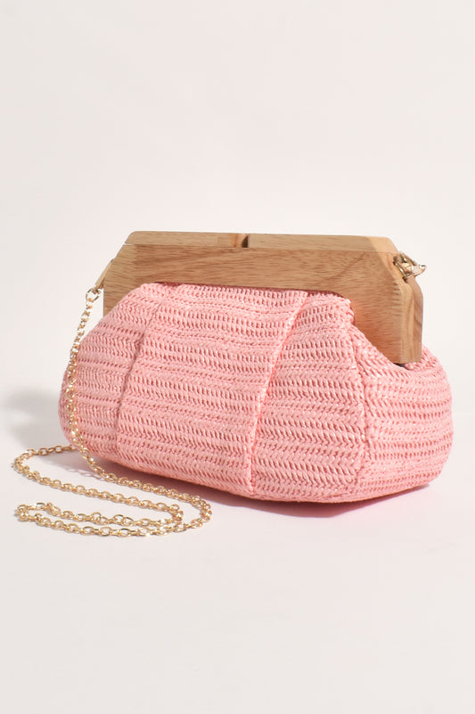 AVD-1549PINK RENATA CLUTCH