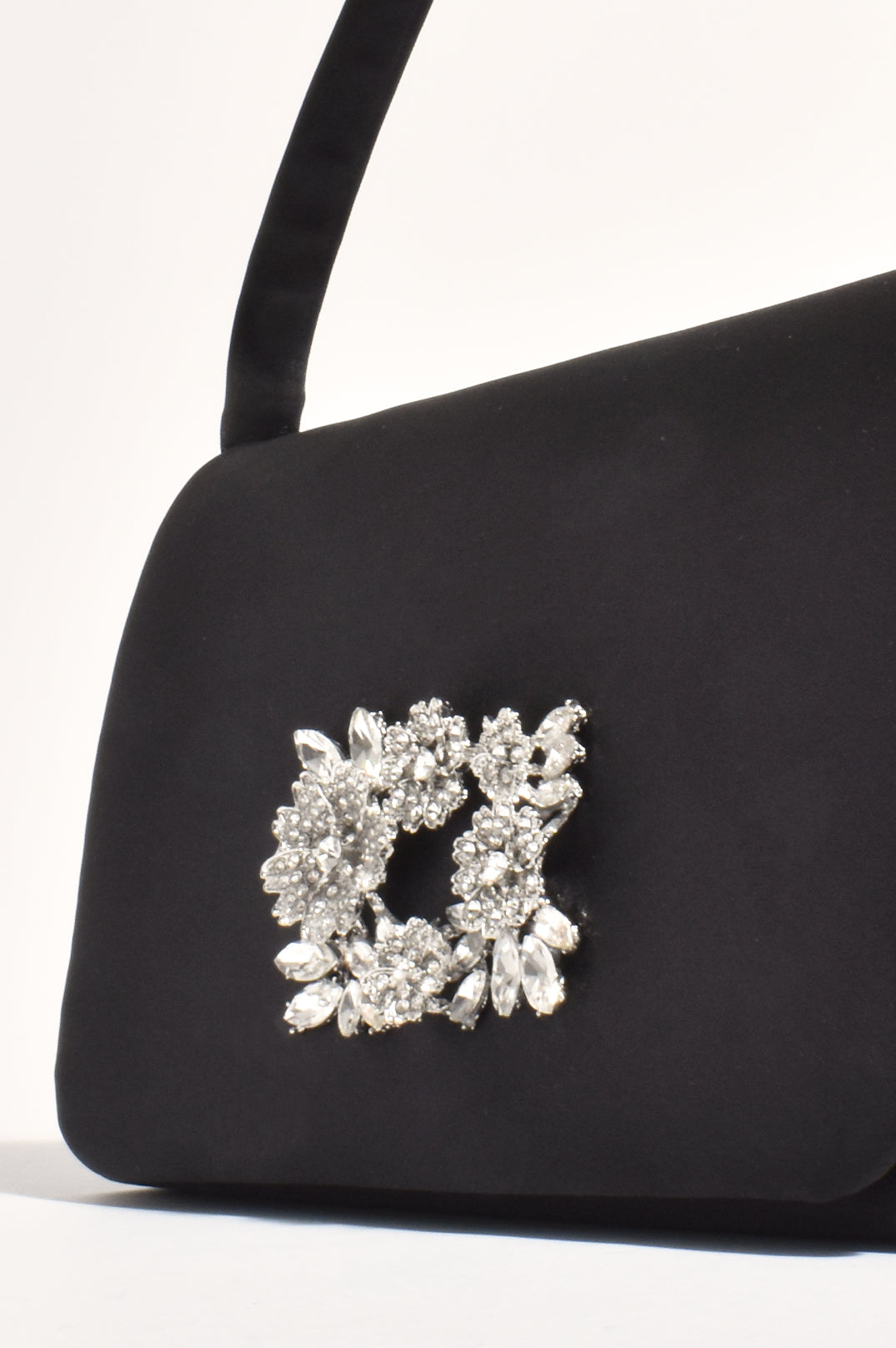 ADORNE CHARLOTTE CLUTCH BLK