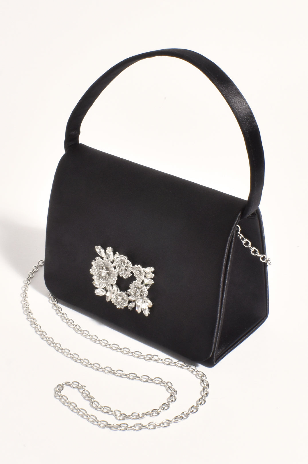 ADORNE CHARLOTTE CLUTCH BLK