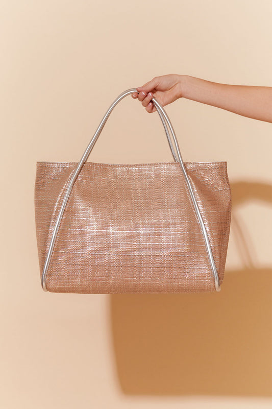 AXD-1732SILV JANELLE TOTE