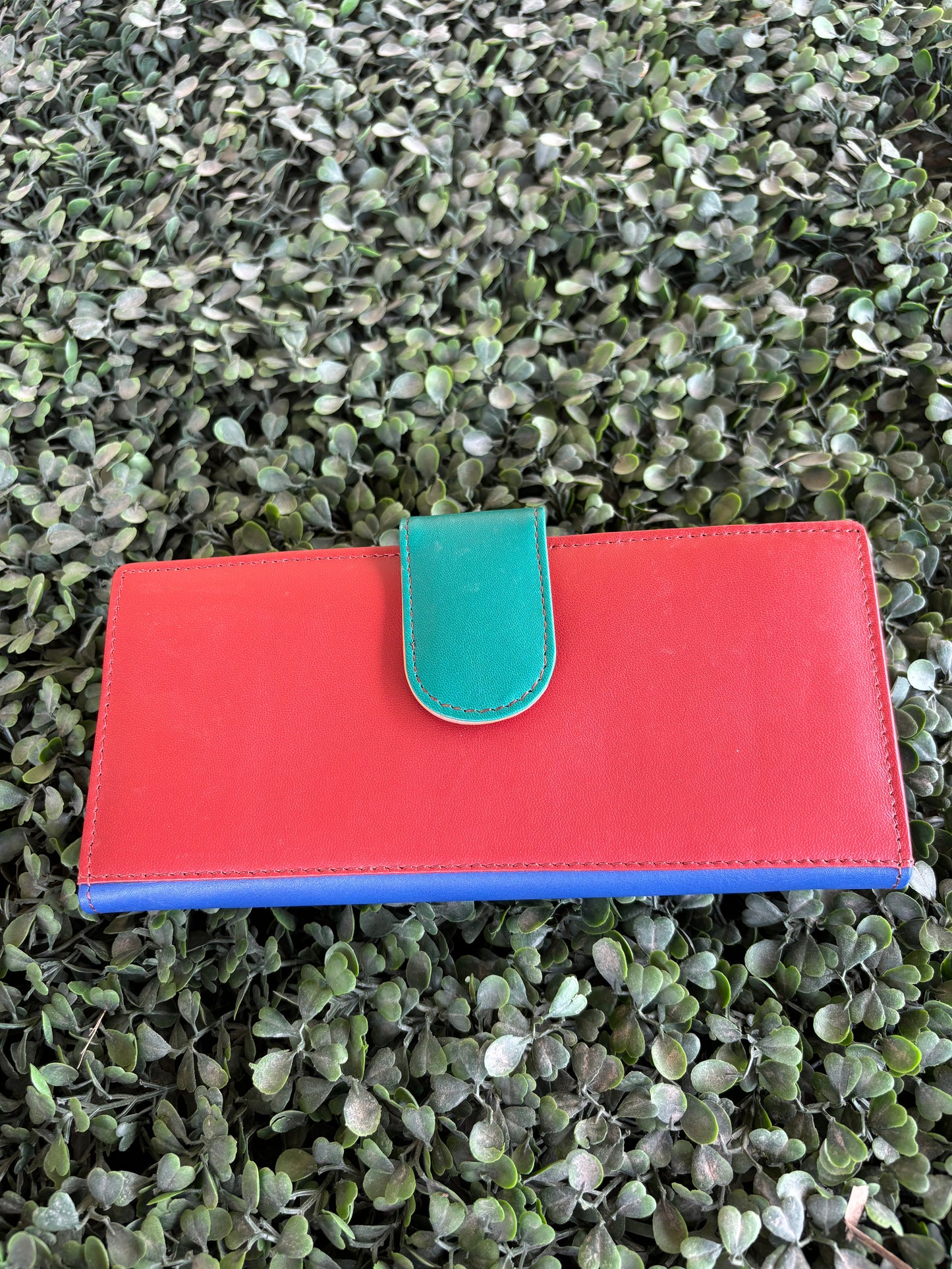 COLOUR DROP LEATHER PURSE
