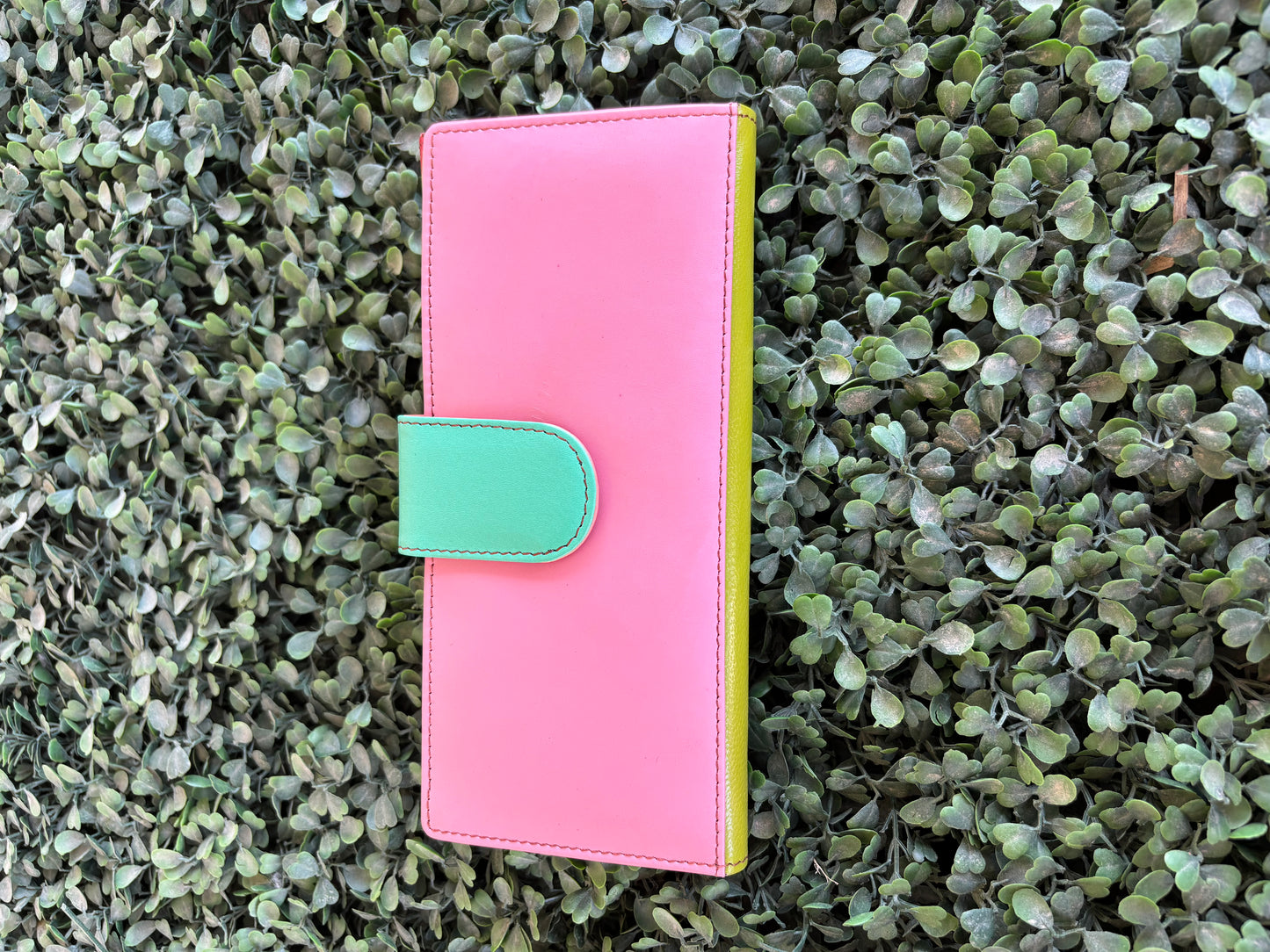 COLOUR DROP LEATHER PURSE