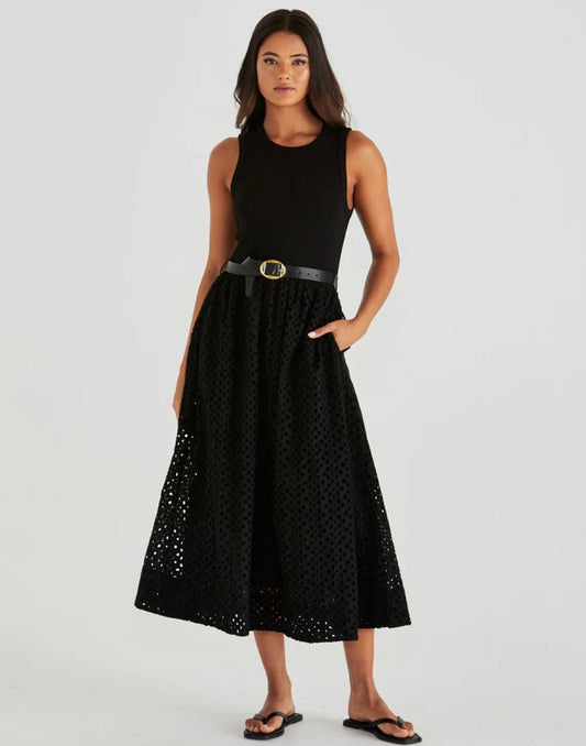 SASS PATTIE DRESS BLACK