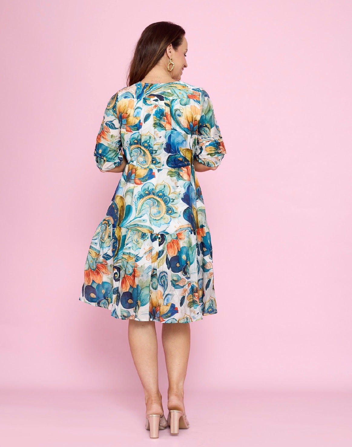 JOLIE SAULE MINI WAVES DRESS