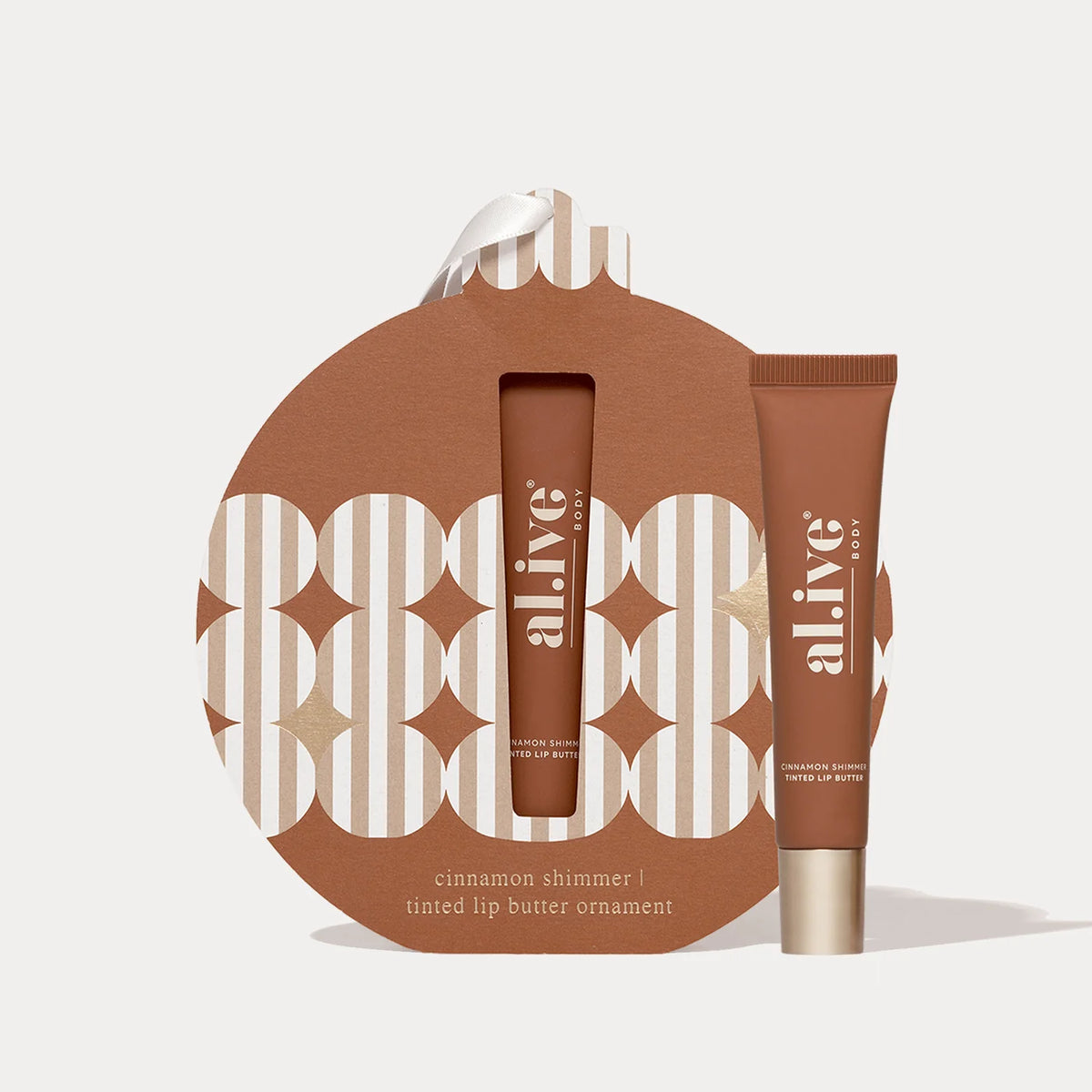 AL.IVE TINTED LIP BUTTER ORNAMENT CINNAMON AND CITRUS