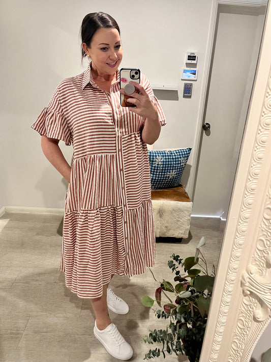 KATRINA STRIPE DRESS