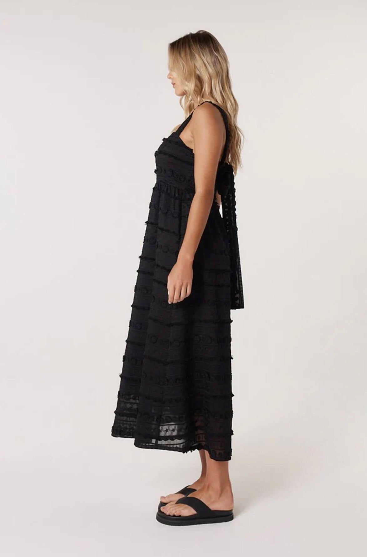 F&B SIERRA LACE DRESS BLACK