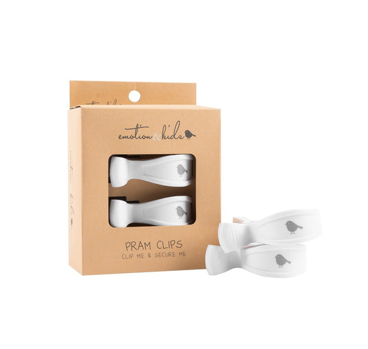 C000/00 WHITE PRAM CLIPS