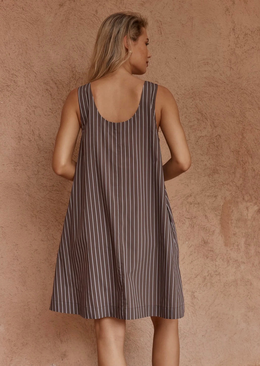 SASS NOLA STRIPE MINI DRESS