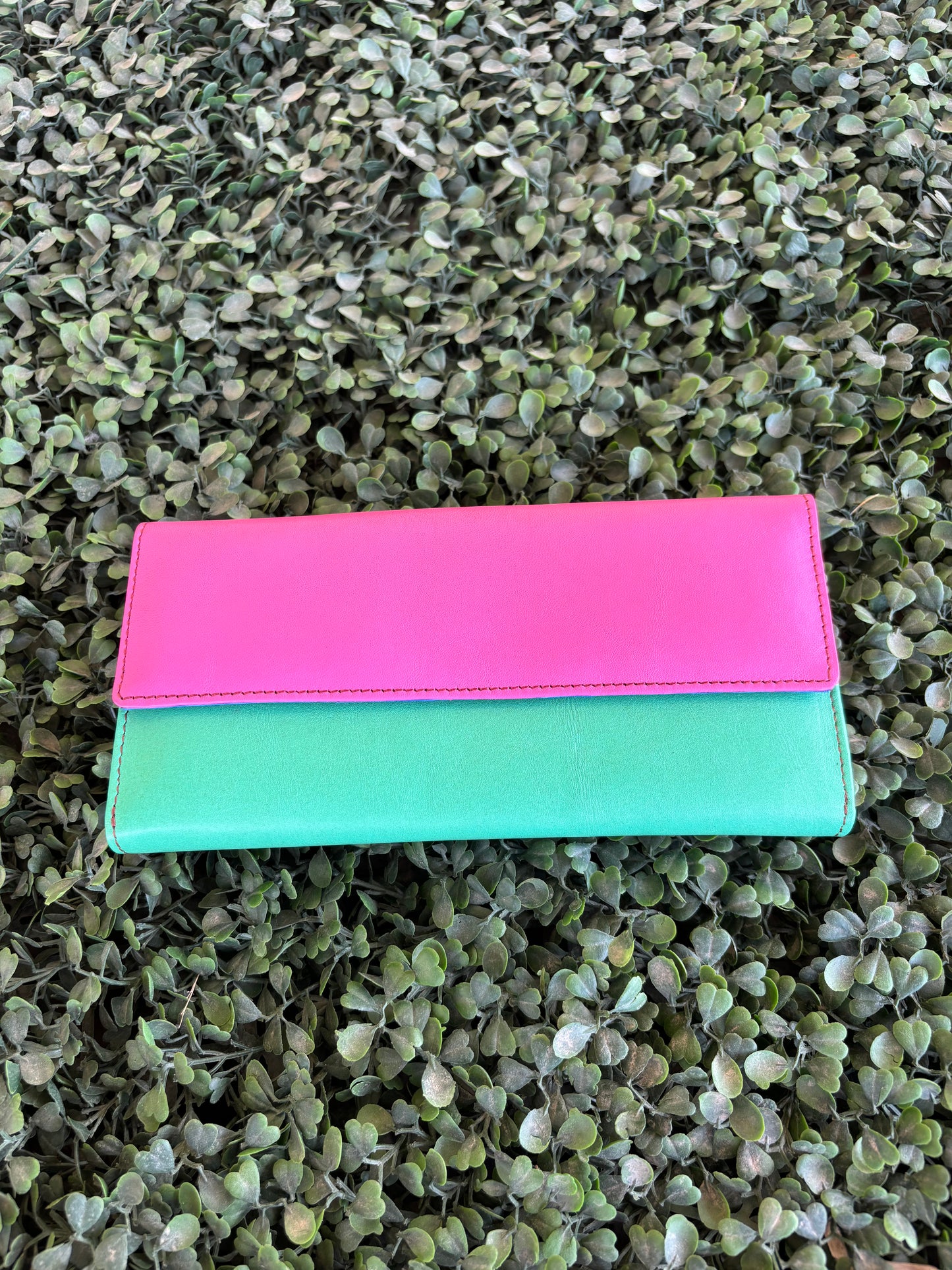 COLOUR DROP LEATHER PURSE