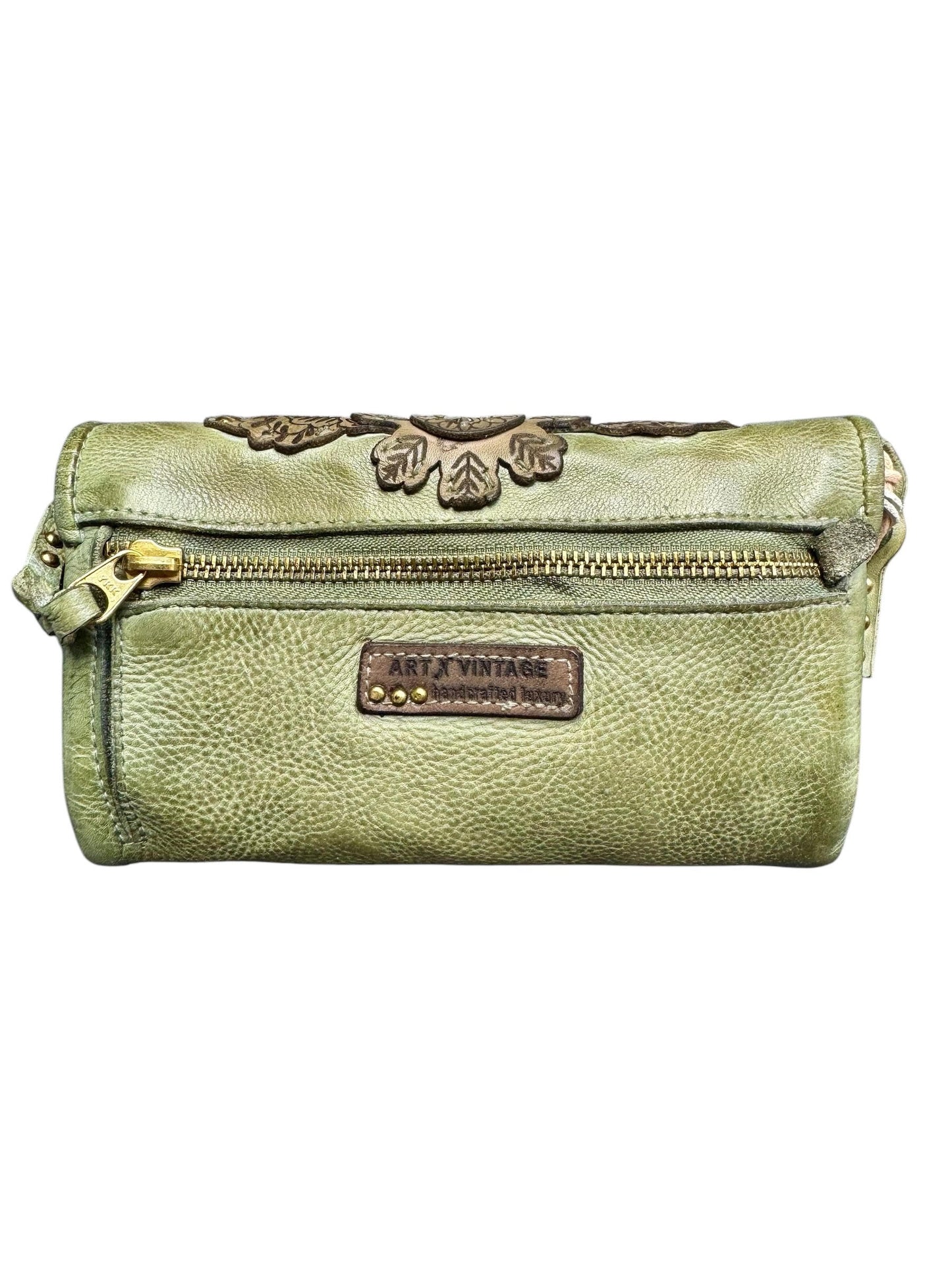 CORA FOLDOVER WALLET PISTACHIO