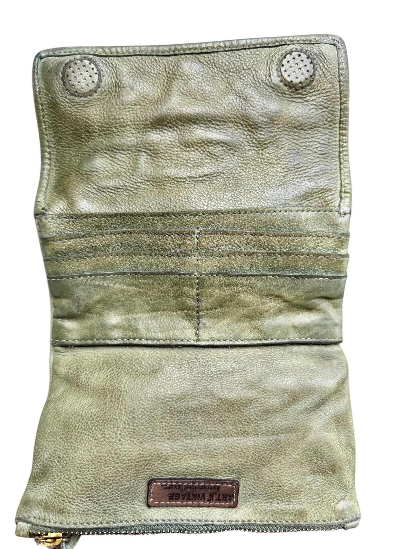 CORA FOLDOVER WALLET PISTACHIO