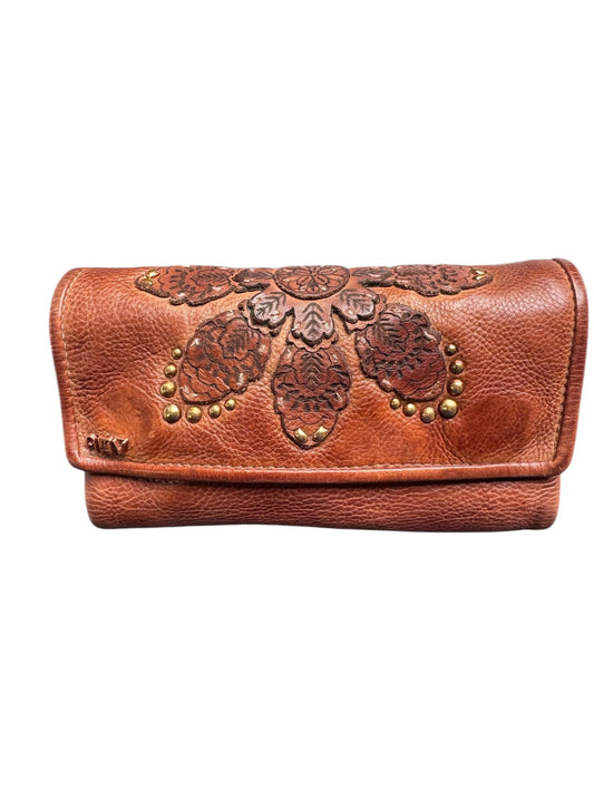 CORA FOLDOVER WALLET OAK