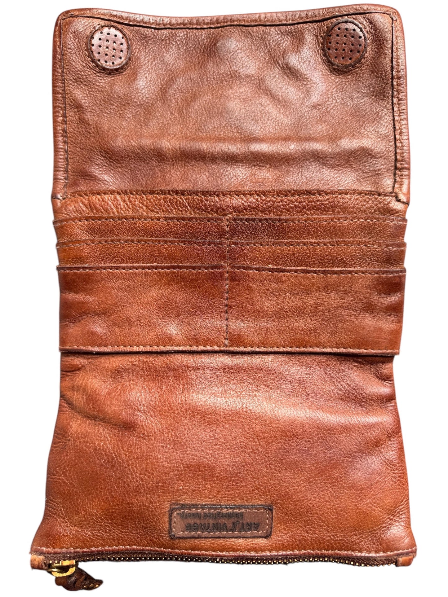 CORA FOLDOVER WALLET OAK
