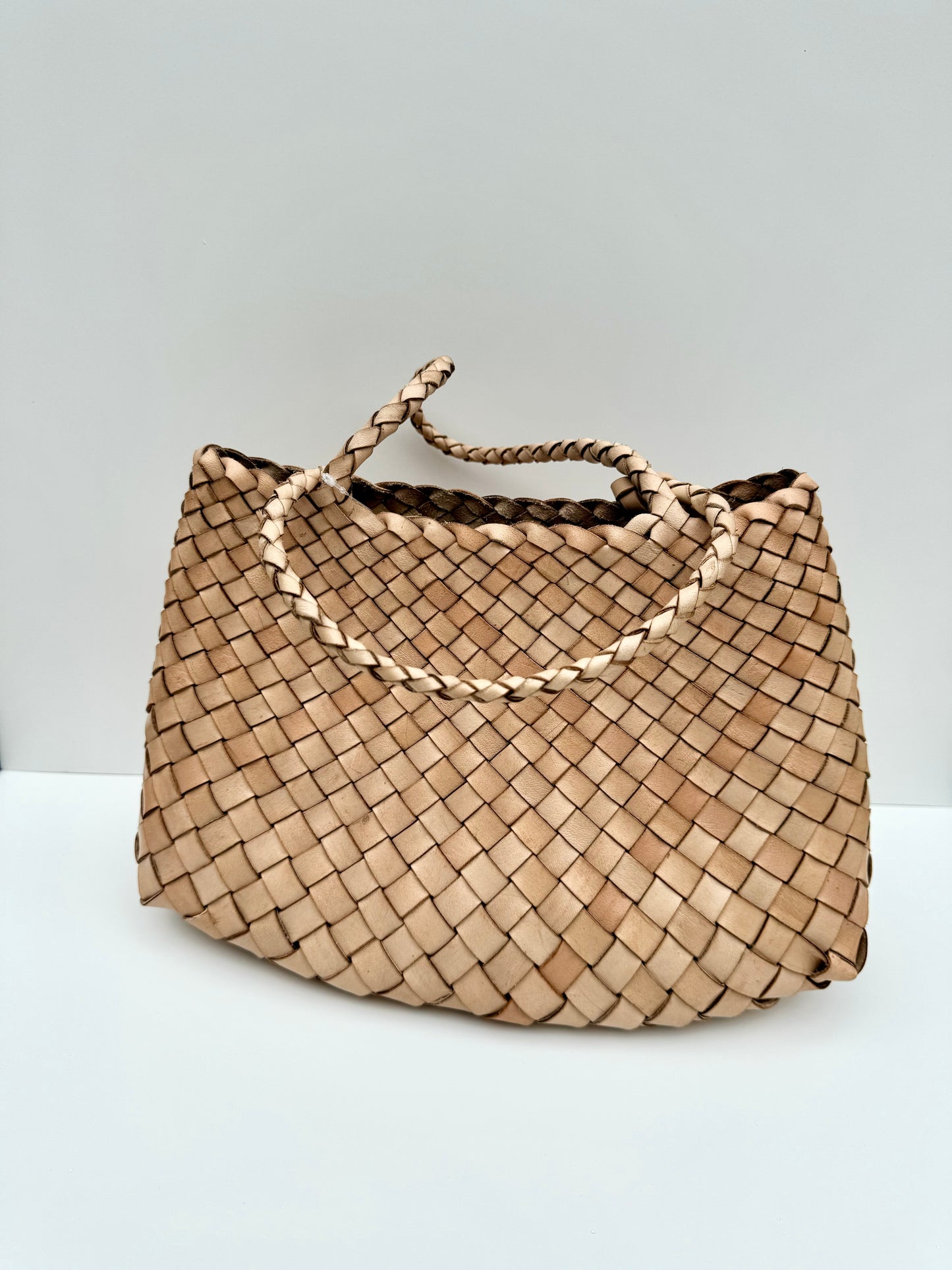 TESSERRE BASKET BAG BISQUE